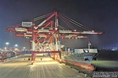 萬(wàn)海航運(yùn)在山東港口首條中南美航線在青島港正式運(yùn)營(yíng)